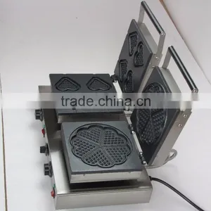 Two Bakers Heart Shaped Electric Waffle Machine / Lolly Waffle Maker thumbnail-6
