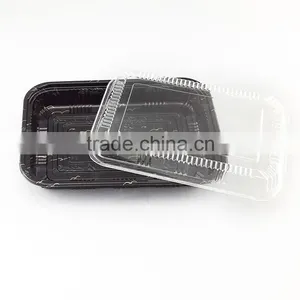 Transparent Lid Disposable Plastic Sushi Container thumbnail-1