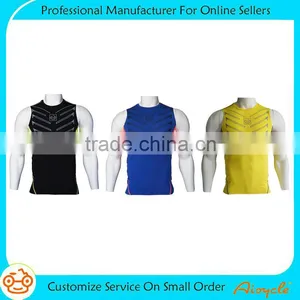 New Design High Quality Custom Compression Tank Top for Men thumbnail-1
