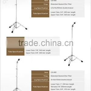 Musical Instrument Jazz Drum Cymbal Boom Stand Manufacture Product thumbnail-6