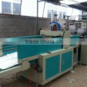 GBDE-700 Factory Direct Easy Optional Full Automatic Punching Four Lines Pe Plastic Vest T-shirt Bag Making Machine thumbnail-6