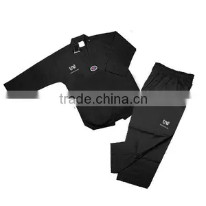 Black Taekwondo Uniform/ Taekwondo Uniform, ITF Taekwondo Uniform thumbnail-4