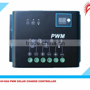 2015 Hot Sale 12 24V 60A Pwm Solar Charge Controller thumbnail-1