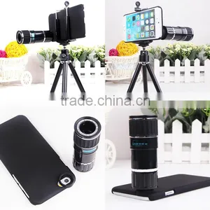 Micro Manual Focus 12X Magnifier Camera Lens W/ Protective Case And Mini Tripod For IPhone6/6S thumbnail-6