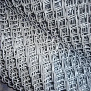 Galvanized Diamond/PVC Coated Chain Link Fence thumbnail-1