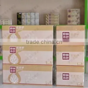 OEM Box Facial Tissue100% Virgin Wheat Straw Pulp Soft OEM Box Facial Tissue thumbnail-1