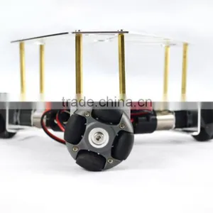 3WD 48mm Omni Wheel Robot Platform Chassis 15001S thumbnail-2