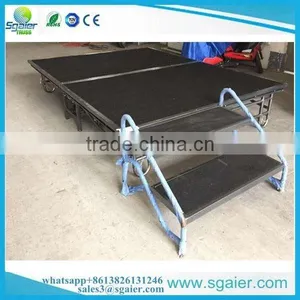 Wholesale Metal Folded Cheap Portable Stage With Factory Price thumbnail-4