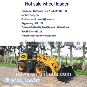 NEW 2016 Hot Sale ZL10 1.0ton CE Mini Garden Loader thumbnail-3