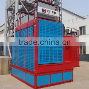 2016 Cheapest Price High Quality Single Cage Construction Hoist SC100 thumbnail-2