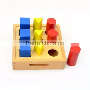 Monitessori Educational Toy Wooden Geometry Shape Board Teaching Aids thumbnail-2