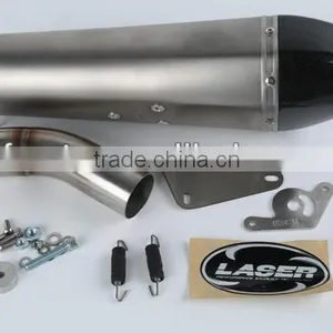 For KAWASAKI ZX-10R 2008-2010 Motorcycle Exhaust Pipe LASER Delta Slip-on Muffler thumbnail-1