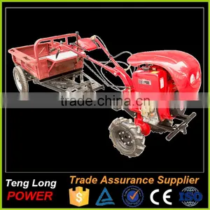 With Headlight Diesel Engine Hand Ploughing Cultivator thumbnail-1
