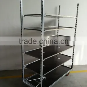379 Greenhouse Flower Plant Seedling Dish Pot Tray Cart With Four Wheels thumbnail-1