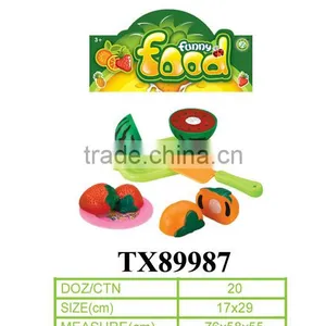 Cutting Plastic Fruits and Vegetables Toy thumbnail-3