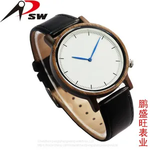 Unisex Wood Watches for Men and Women Quartz Wooden Watches thumbnail-3