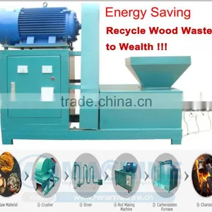 Coconut Shell Charcoal Briquette Extruding Machine/Wood Charcoal Machine/Charcoal Briquette Pressing Machine thumbnail-4
