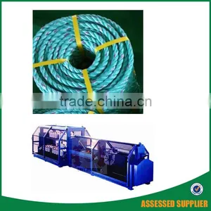 Polypropylene Danline Rope Making Machinery With CE Certificate From Raw Material Natural and Synthetic Fibre Yarns thumbnail-1