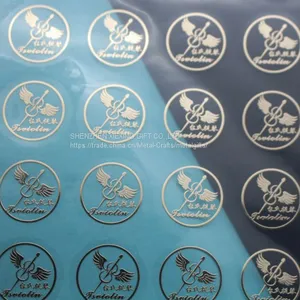 Custom Metal Logo Design Guitar Stickers Decals thumbnail-3