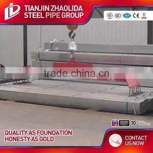 Dia 21.3 - 609.6 mm Hot Rolled Pre Galvanized Steel Square Tube Made in Tianjin China thumbnail-4