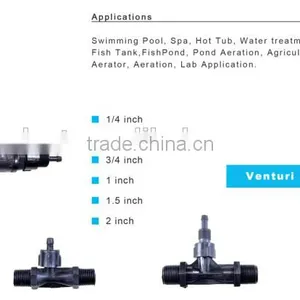 PVDF Ozone Mixing Venturi Injector for Water Treatment thumbnail-2