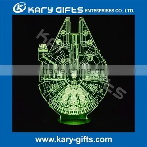LED 3D Night Light Touch Switch Led Usb Lamp With Rechargeable Battery thumbnail-6