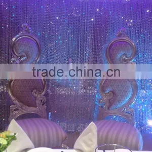 Wedding Mandap Crystal Backdrop thumbnail-1