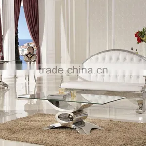 C346 Hot Sale Durable Glass Coffee Table thumbnail-4