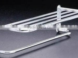 Chrome Steel Wire Wall Mouted Towel Stand thumbnail-1