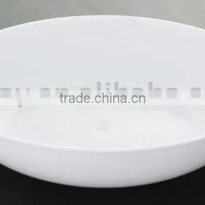 Elegant 6" White Plastic Plate for Wedding thumbnail-2