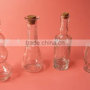 40ml Cheap Flint Mini Glass Cork Bottle thumbnail-3