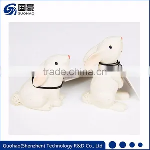 Custom Resin Bunny Figurine Christmas Ornament thumbnail-1