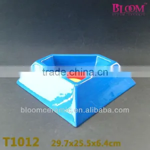 Blue Beautiful Unique Dog Food Bowls thumbnail-1