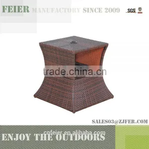 2016 New Round Umbrella Stand Rattan Table thumbnail-1