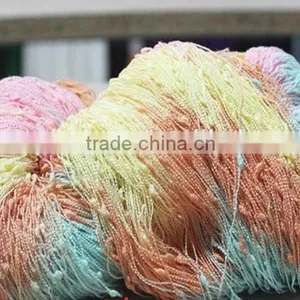 Acrylic Polyamide Blended Knot Fancy Yarn For Weaving thumbnail-3