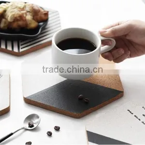 Set of 4 Personalized Printing Fletcher Style Thick Cork Coasters thumbnail-3