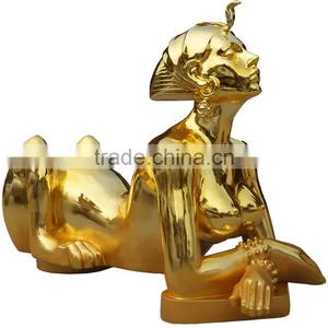 Electroplate Lady Landscape Sculpture thumbnail-5