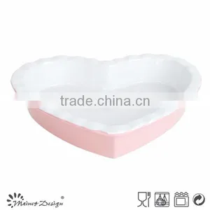 Food Grade Ceramic Microwave Safe Colorful Cake Baking Pan thumbnail-4