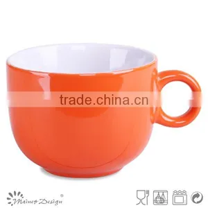 Two Tone Colorful Ceramic Rice Bowl thumbnail-5