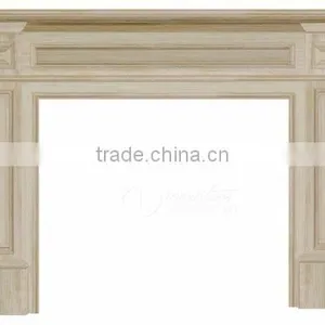Home Decoration Stone Carvings and Sculptures White Natural Marble Cheap Fireplace Mantel thumbnail-3