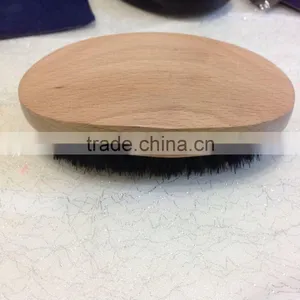 NATURAL BOAR BRISTLE BEARD BRUSH WOODEN HANDLE thumbnail-2