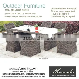 9062Factory Manufacturer Direct Wholesale China Fashionable Outdoor Round Table Dining Sets thumbnail-1