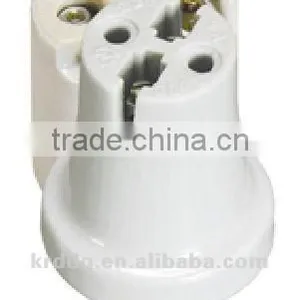 E27 Porcelain Lampholder With Bracket thumbnail-1