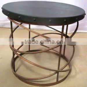 Wooden Iron Furniture Iron Stool thumbnail-1
