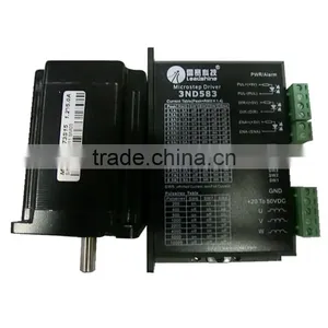 Leadshine 3 Phase Stepper Motor 573S15 and Stepper Driver 3ND583 for y Axis of 1390 1290 9060 Machine thumbnail-1