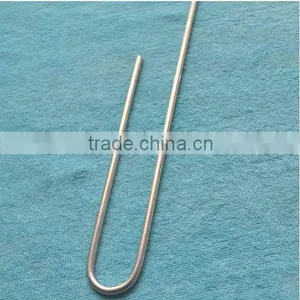 Drip Irrigation Tubing Hold Down 6" Wire Stake thumbnail-1