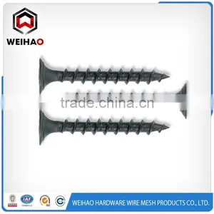 Black Drywall Screws Fine Thread Screws Philps Drive Plug Head Harden Ceiling Drywall Screws Drywall Screw Furniture Screws thumbnail-1
