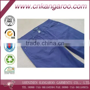 Ladies' 100% Cotton Twill Embroideried Casual Pants thumbnail-1