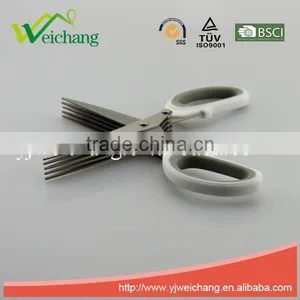WCSC288 5 Layer Scissors Stainless Steel Chopped Green Onion Scissors Precision 5 Blade Scissors thumbnail-2