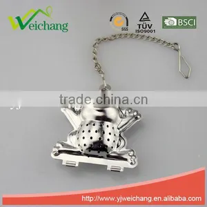 WCJ1068 Good Quality Hot Sale Stainless Steel Animal Shape Funny Shape Tea Ball Tea Infuser With Tray thumbnail-3